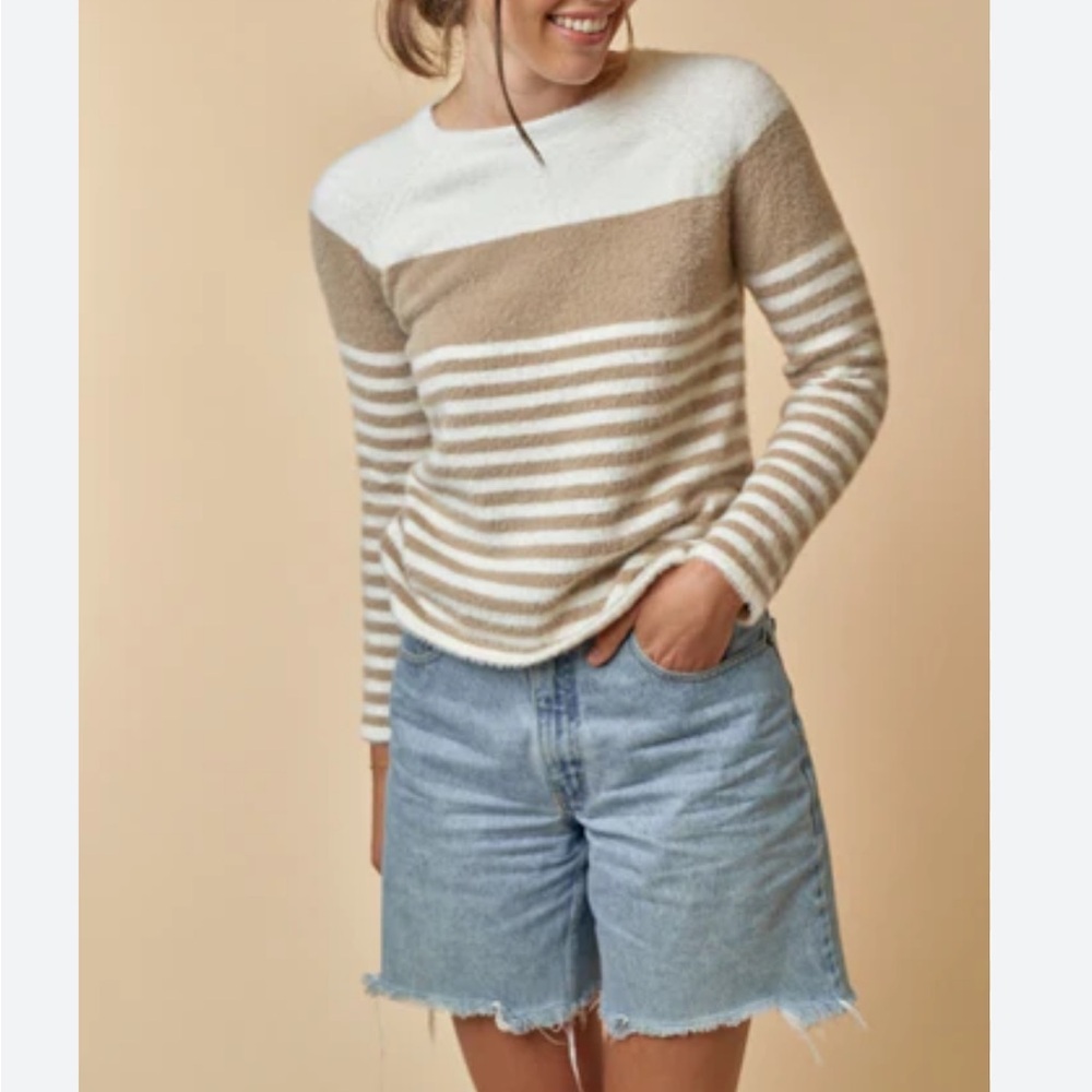 Labeye - Fuzzy Sweater in Cream/Beige, S
